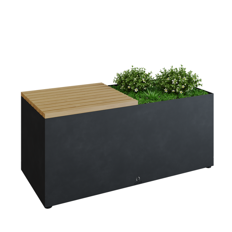 OFYR HERB GARDEN BENCH BLACK