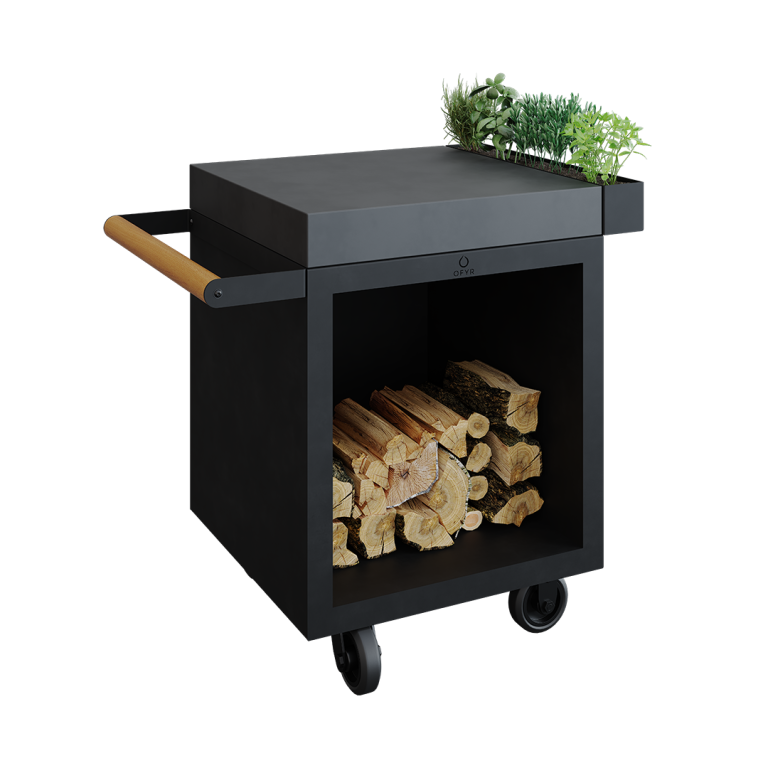OFYR MISE EN PLACE TABLE BLACK 65 PRO CERAMIC DARK GREY