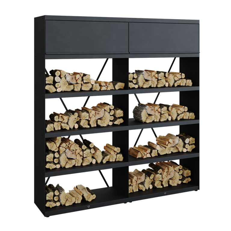 OFYR WOOD STORAGE BLACK 200