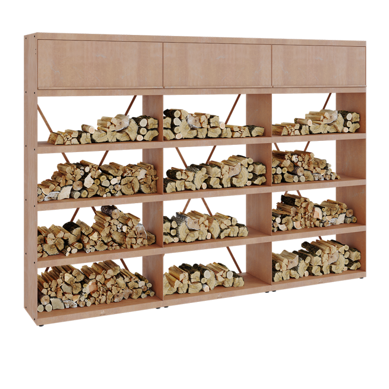 OFYR WOOD STORAGE CORTEN 300