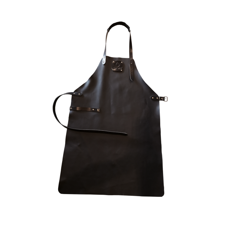 LEATHER APRON BLACK