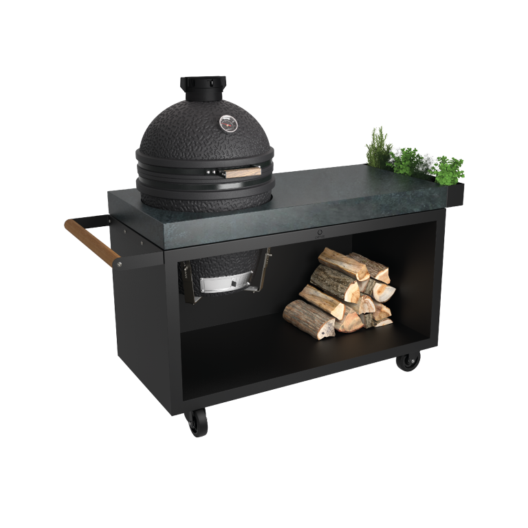 OFYR KAMADO TABLE BLACK 135 PRO CONCRETE TB